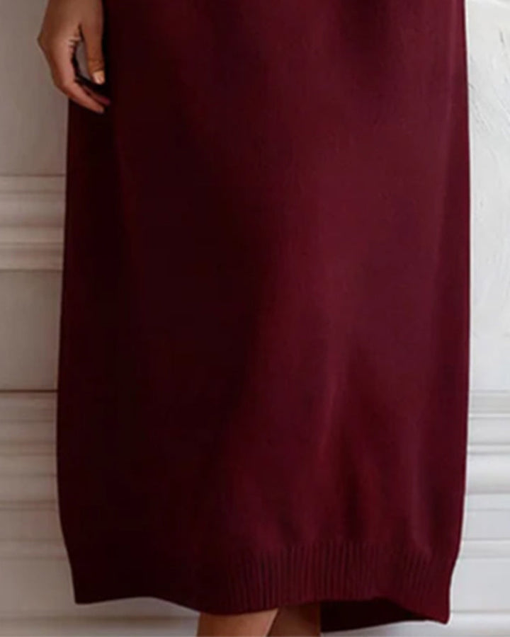 Drune | Strickkleid mit Rundhalsausschnitt