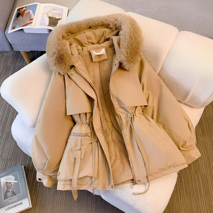 Drune | Warme Winter-Parka mit veganem Pelz für Frauen Ideal für den Winter