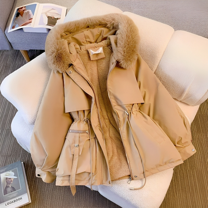 Drune | Warme Winter-Parka mit veganem Pelz für Frauen Ideal für den Winter