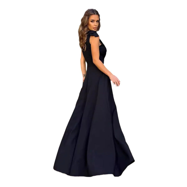 Drune | Abendkleid Langer Plissierter Einfarbiger