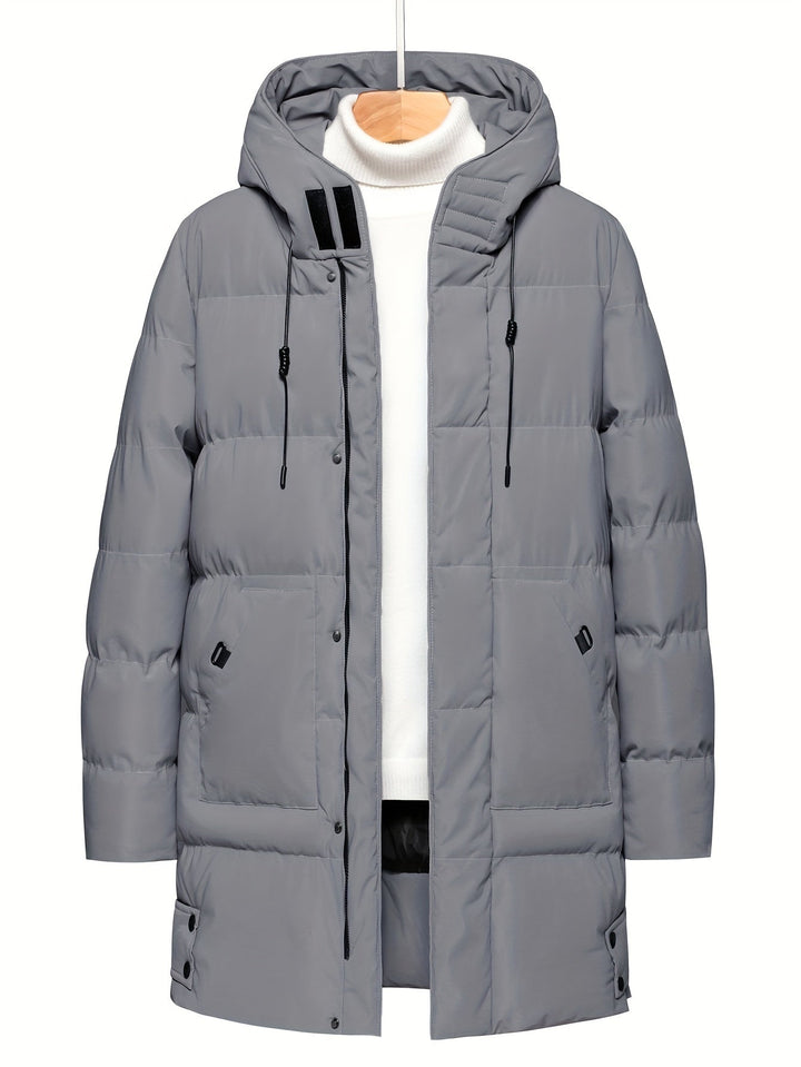 Drune | Fleece-Gefütterte Reißverschluss Vorderseite Winter Jacke Für Herren - Perfekt für Outdoor-Aktivitäten