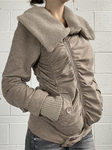 Drune | Revers Strickjacke Mantel