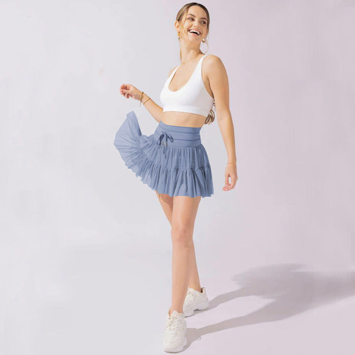 Drune | Hohe Taille Minirock Mit Sicherheitsshorts