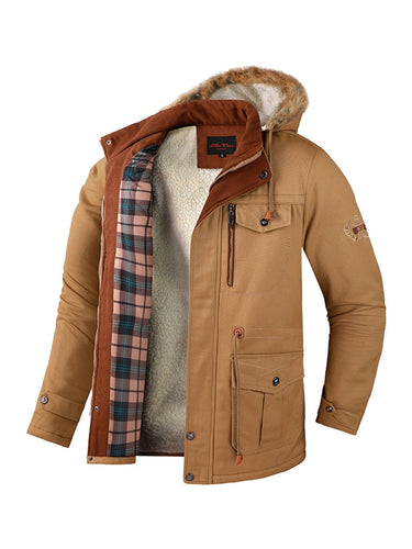 Drune | Warme Lammwoll-Winterjacke für Männer