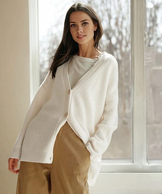 Drune | Cardigan Casual Moderner Stil Ideal für den Winter
