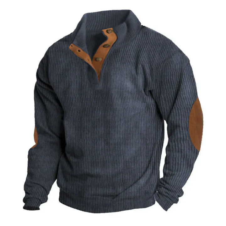 Drune | Geknöpfter Pullover Für Männer