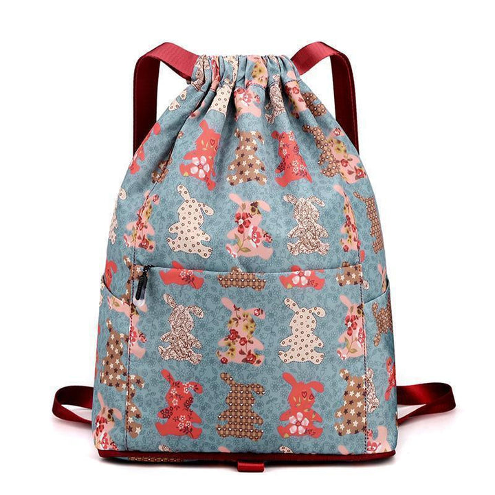Drune Faltbarer Rucksack | Großer Wasserdichter Rucksack zum Zusammenfalten mit Kordelzug