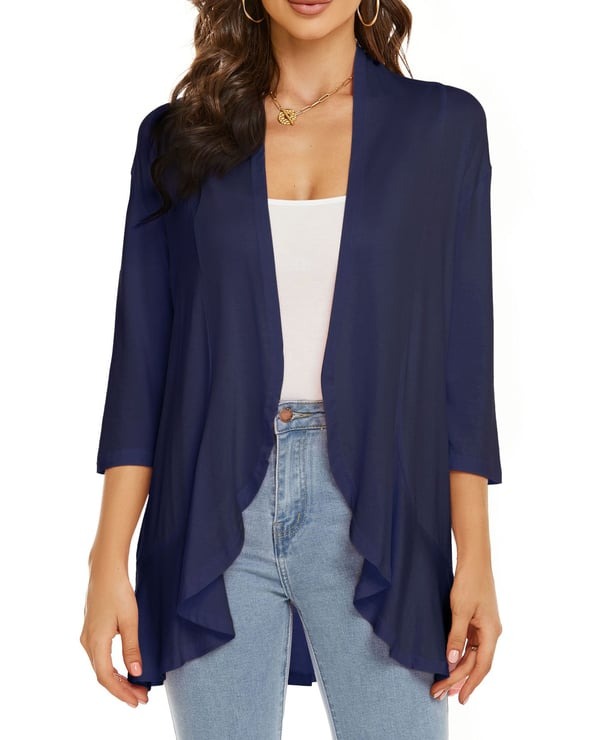 Drune | Elegantes Offenes Front Damenjacke