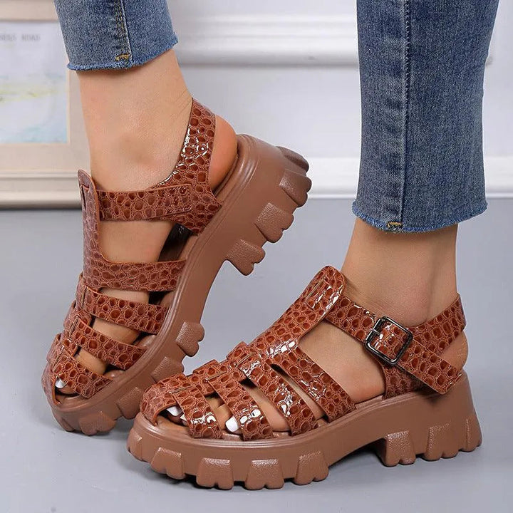 Drune | Sandalen Damen römischer Stil