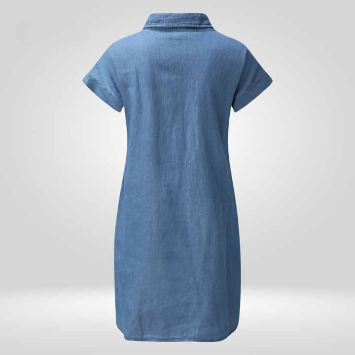 Drune | Elegantes Denim Kleid
