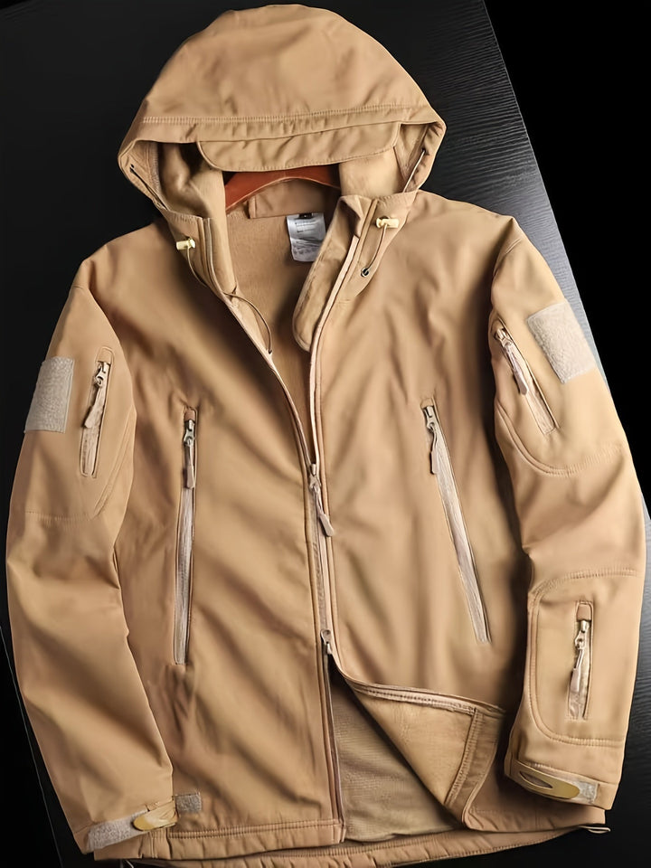 Drune | einfarbige Windjacke mit Taschen für Herren - Perfekt für Outdoor-Aktivitäten
