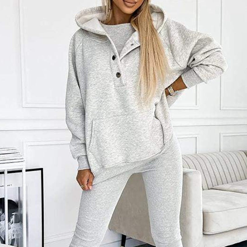 Drune | 3-Teiliges Damen-Sportset Für Herbst Und Winter