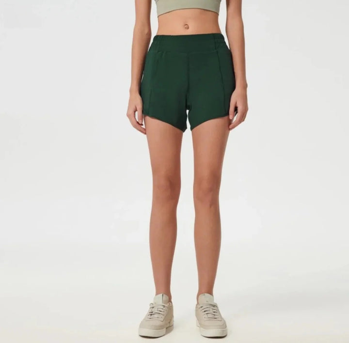 Drune | Yoga-Shorts mit hoher Taille und Bauch