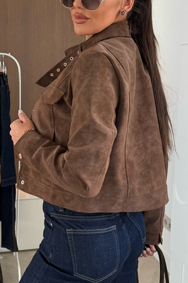 Drune | Stylische Langärmlige Freizeitjacke mit Knöpfen