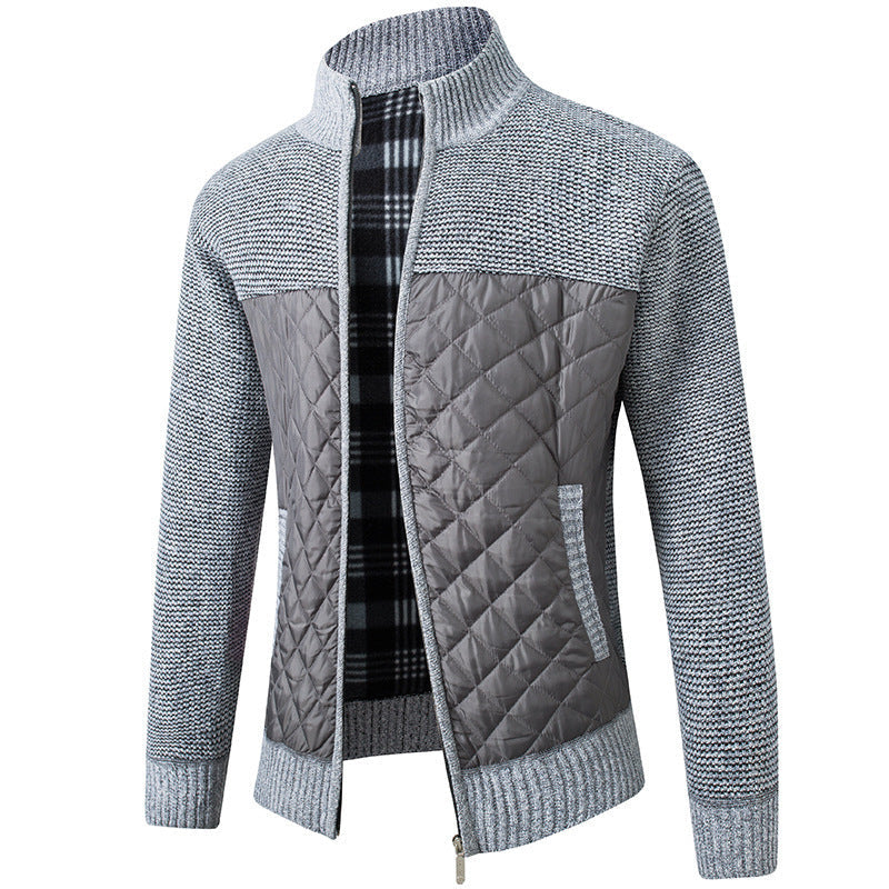 Drune | Strickjacke mit Stehkragen