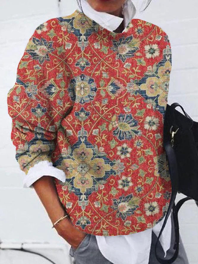 Drune - Eleganter Pullover mit Druck