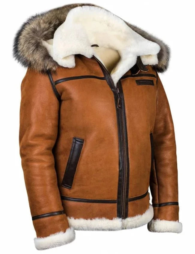 Drune | Damen-Lammfellmantel mit Fell