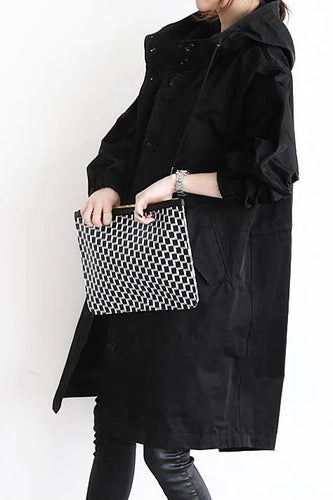 Drune | Damen Oversized Regenmantel - Lang