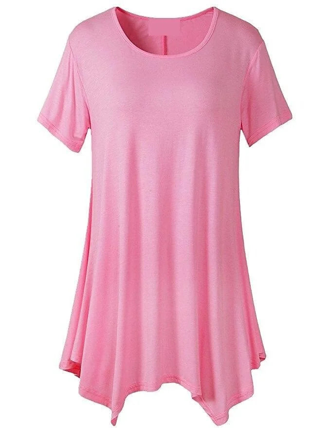 Drune | Sommerliches Loose Fit T-shirt Mit Kurzen Ärmeln