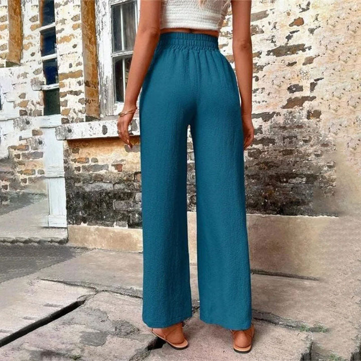 Drune | Farbige Luftige Sommerhosen Damen Mit Weitem Bein Für Frauen
