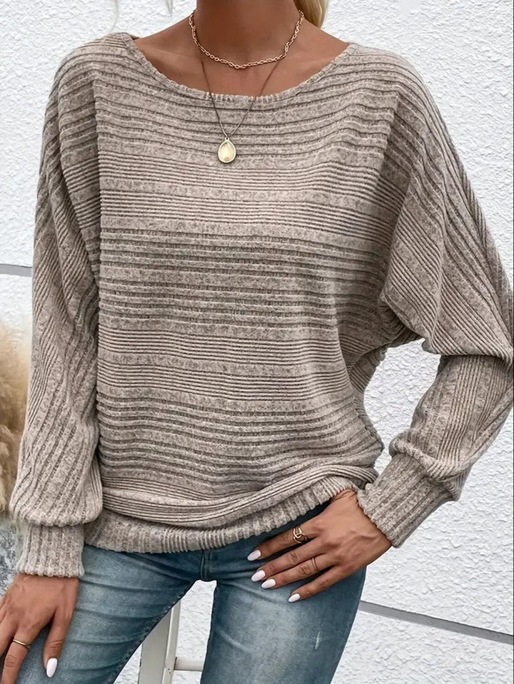 Drune | Gestreifter Pullover Für Mühelosen Alltagsstil Für Frauen