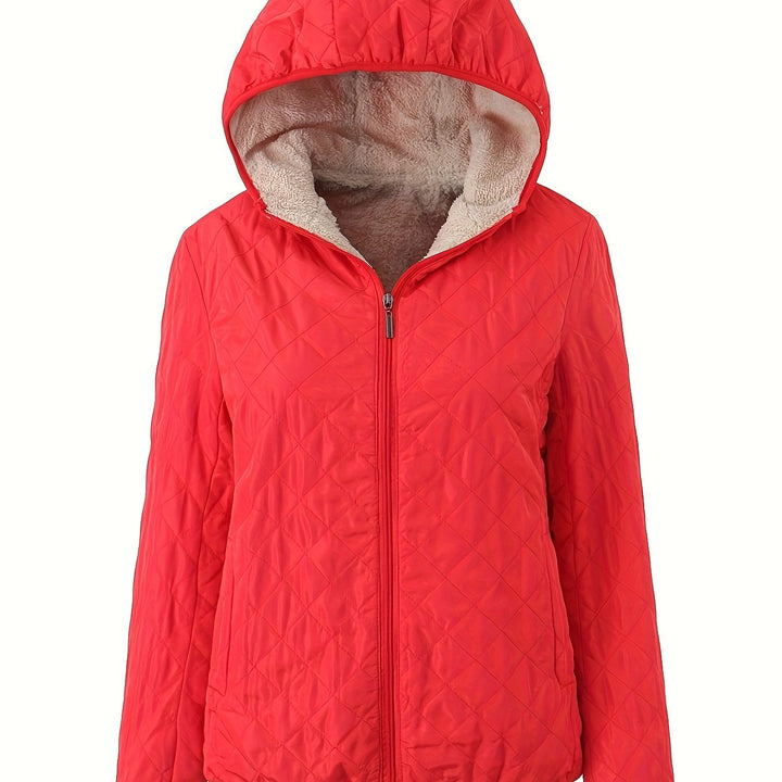 Drune | Steppjacke mit Reißverschluss und Kapuze