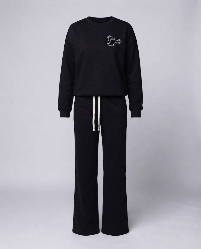 Damen Sportlich Relax Anzug Drune