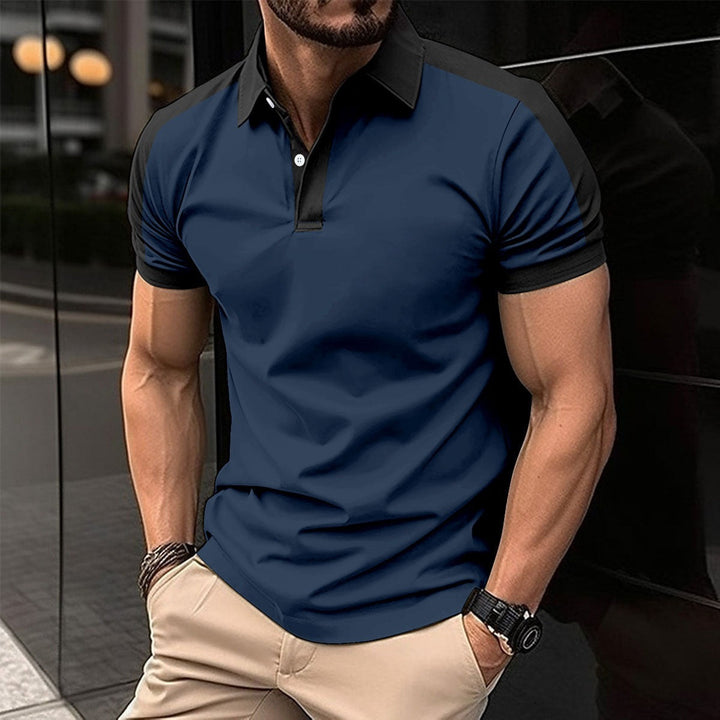 Drune | Großes Twill-Poloshirt