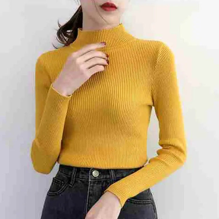 Drune | gerippter Wollpullover für Damen