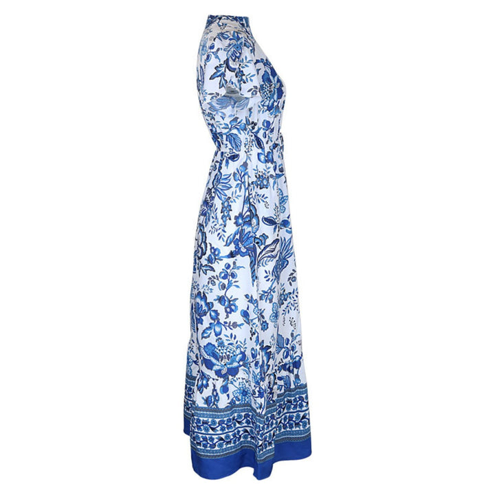 Drune | Retro-Kleid mit ethnischem Print