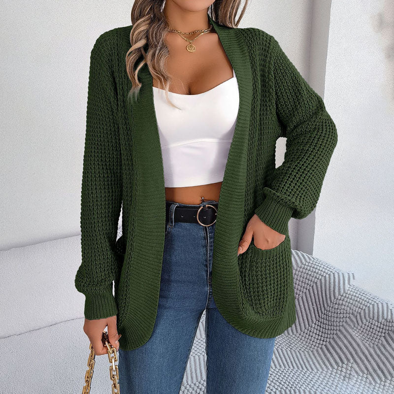 Drune | Modische Strickstrickjacke mit Muster