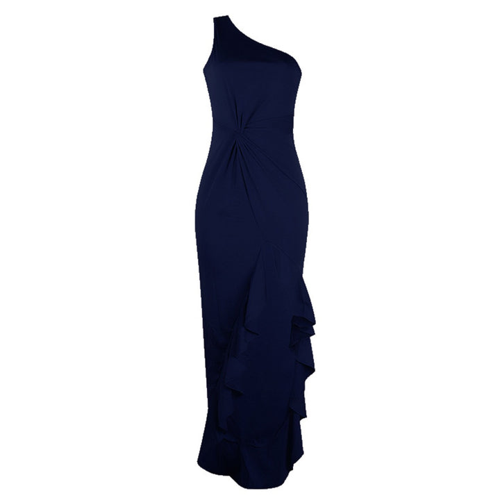 Drune | Swing-Kleid mit geteiltem Rüschensaum