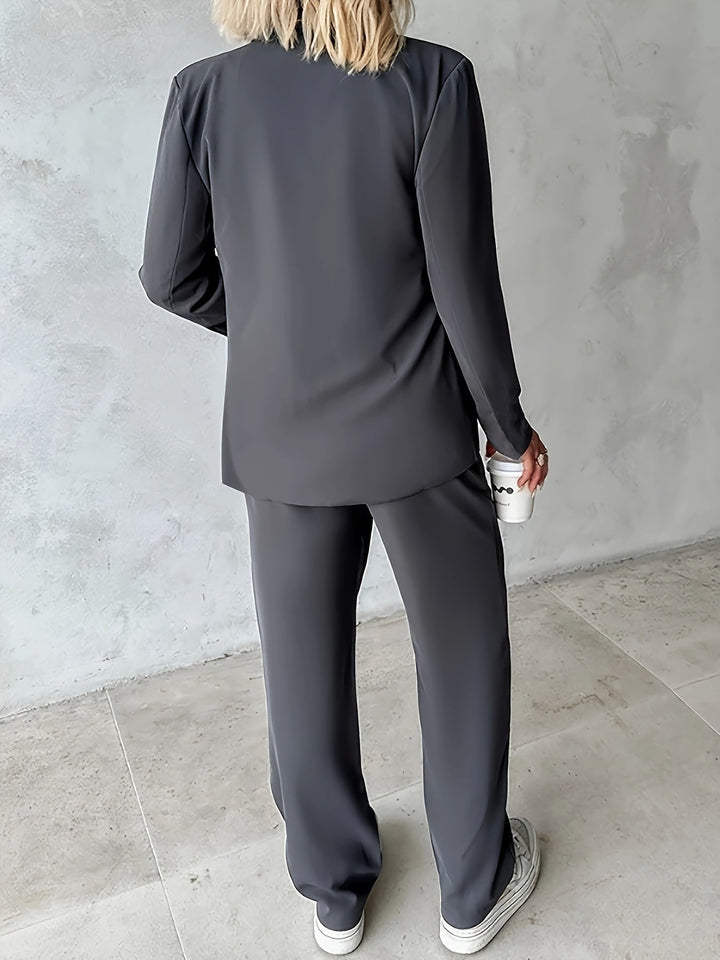 Drune | Blazer Mit Gürtel Und Hosen Outfit Set Für Damen - Perfekt für Drune | Days