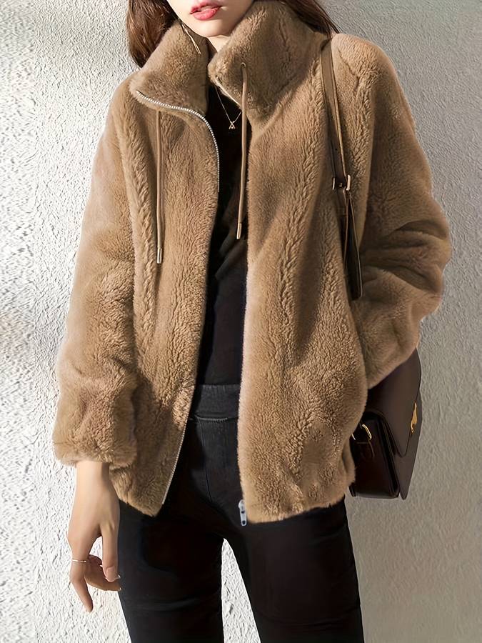 Drune | Damen Fleecejacke mit Taschen
