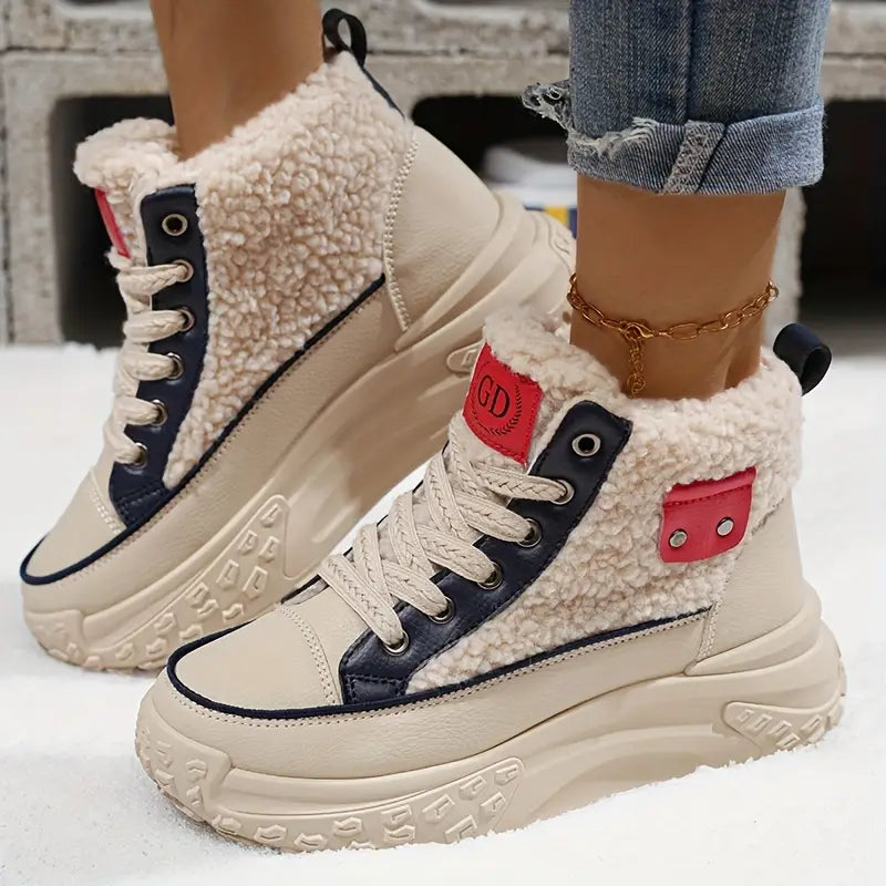 Drune | Damen Fleecegefütterte Winter Schneestiefel