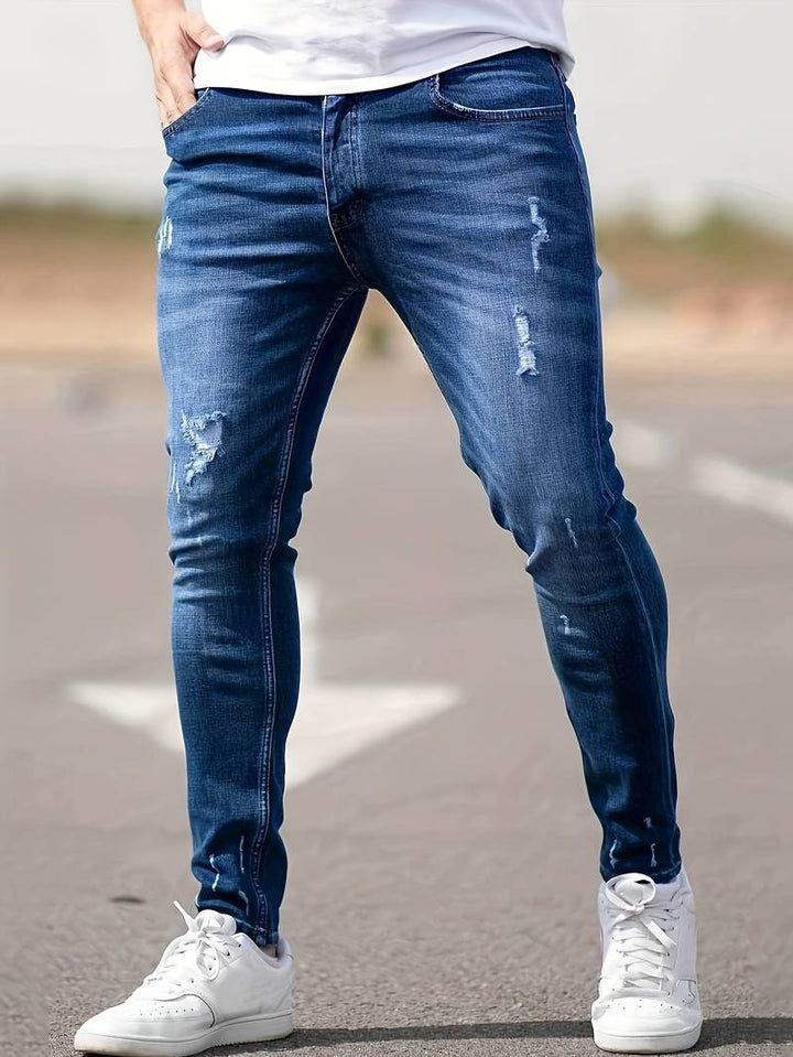 Drune | zerrissene jeans für männer