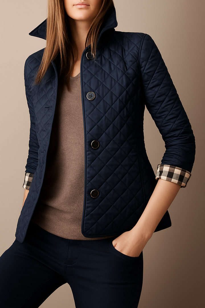 Drune | Steppjacke mit umgeschlagenem Kragen