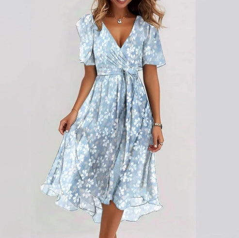 Drune | Damenkleid Mit V-ausschnitt
