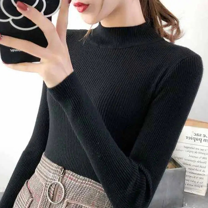 Drune | gerippter Wollpullover für Damen