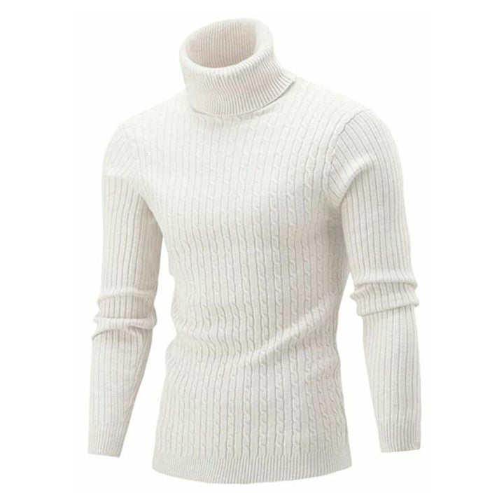 Drune | Luxuriöser gestrickter Rollkragenpullover für Männer