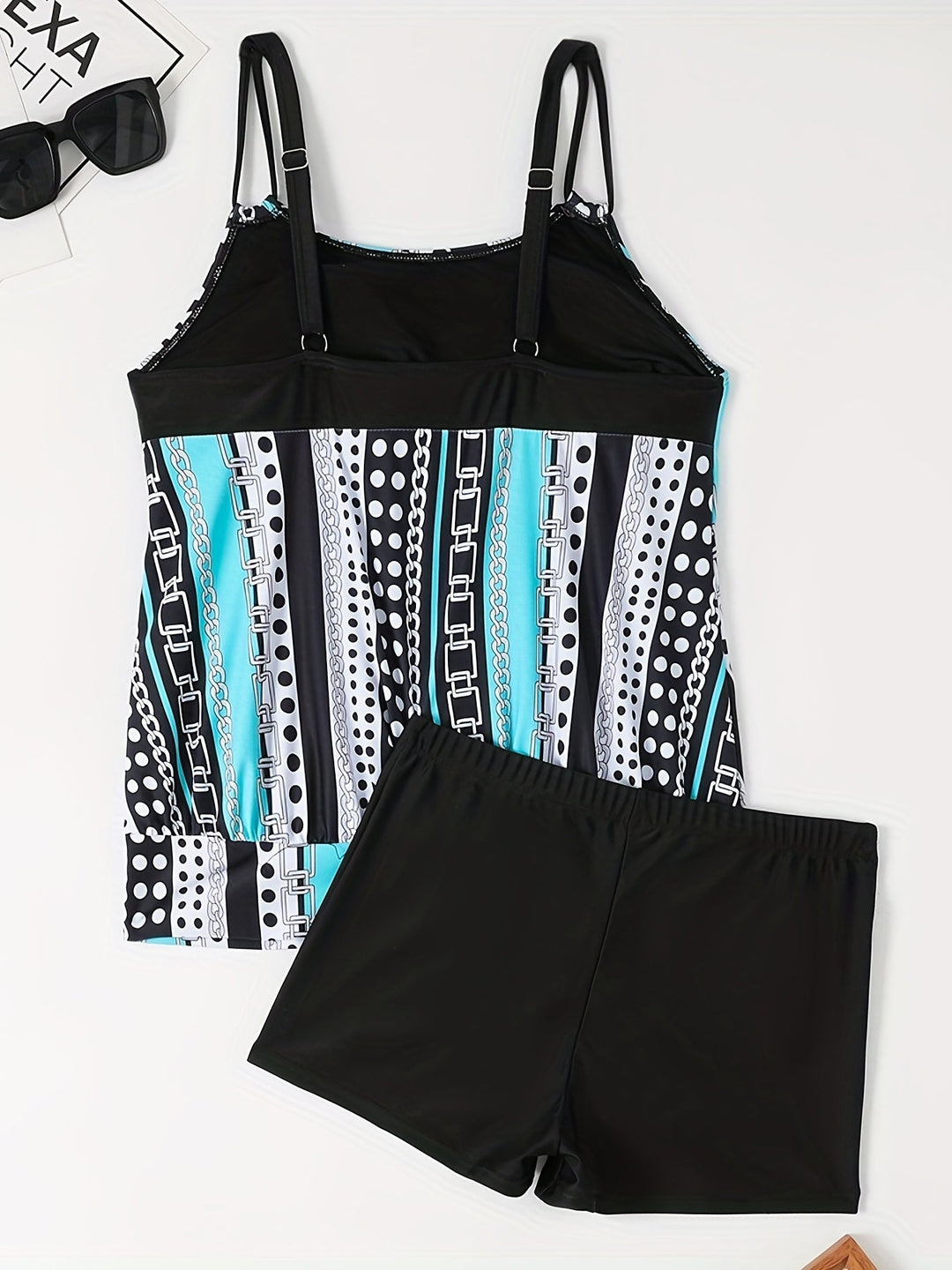 Drune | Tankini-Set mit Streifen und Punkten