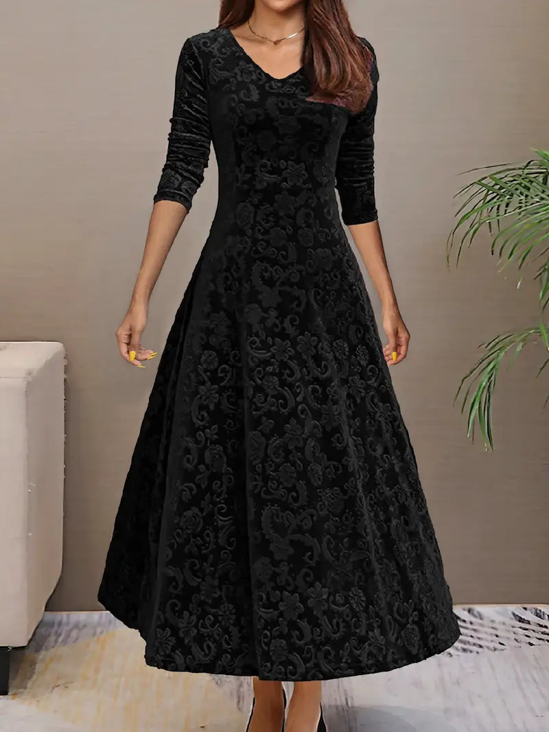 Drune - Elegantes ausgestelltes A-Linien-Kleid