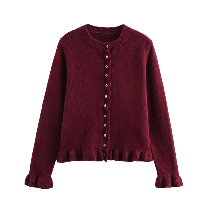 Drune | Damen-Cardigan mit Knöpfen, schickes Lagen-Oberteil