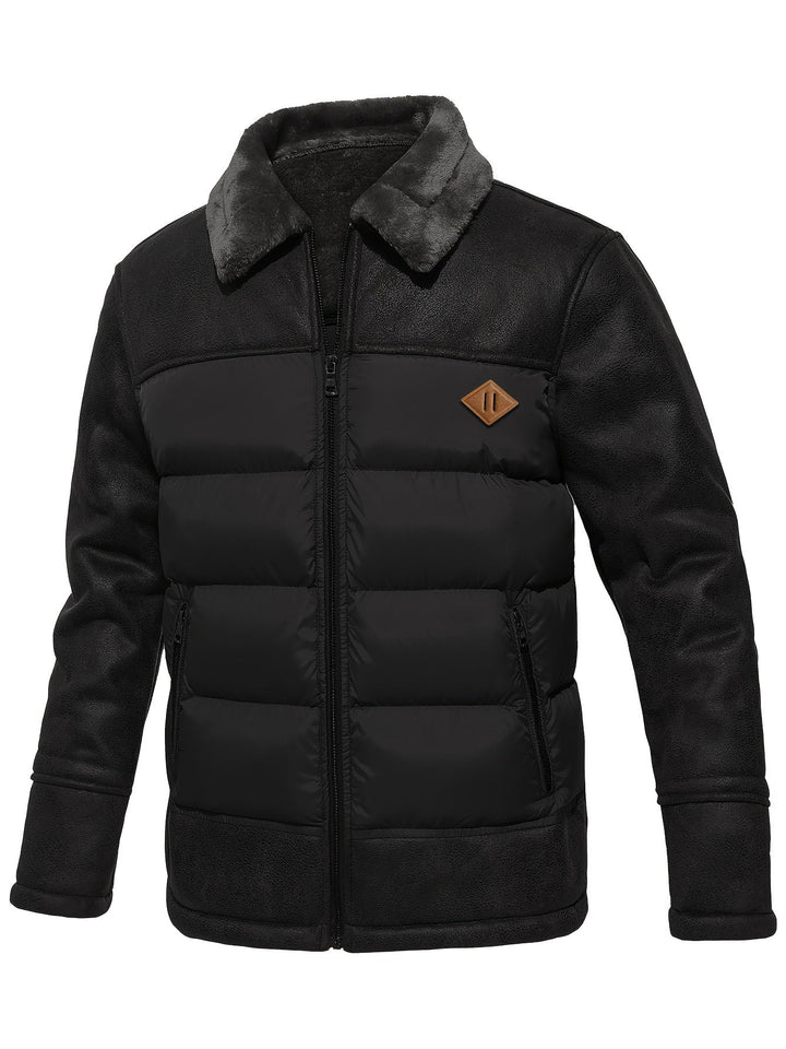 Drune | 2-in-1 Dicke Kapuzen Thermo Winter Jacke Für Herren - Perfekt für Outdoor-Aktivitäten