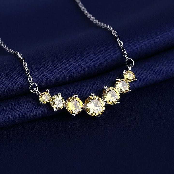 Drune | 925 Sterling Moissanit Halskette
