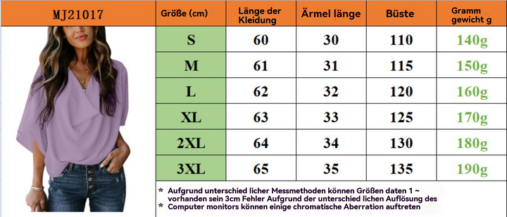 Drune | Chiffonhemd mit V-Ausschnitt
