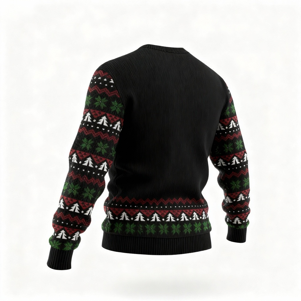 Drune | Skurril, Gemütlich & Festlich: Der Lustige Santa Druck Weihnachts-Pullover