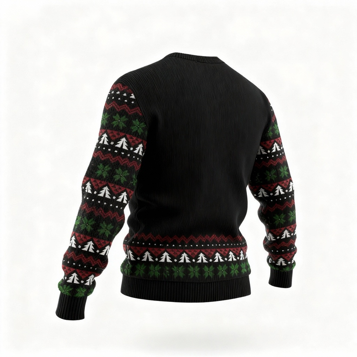 Drune | Skurril, Gemütlich & Festlich: Der Lustige Santa Druck Weihnachts-Pullover
