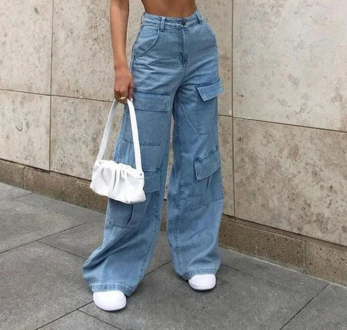 Drune | Denim-Cargo-Hose