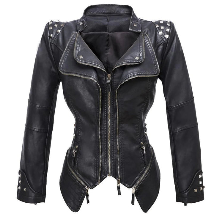 Drune | Slim Fit Lederjacke für Damen - Perfekt für den Alltag
